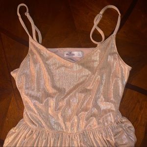 Hollister Sparkly Light Pink Dress